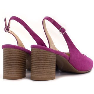 ZAPATO DE SALON JOSEPHINE PIEL ANTE FUCSIA