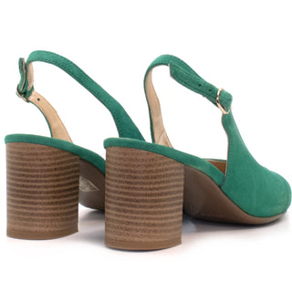 ZAPATO DE SALON JOSEPHINE PIEL ANTE VERDE