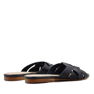 SANDALIA AMARANTA EN PIEL NAPA NEGRO
