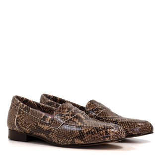 MOCASIN CA-396 ANTIFAZ SERPIENTE MARRON