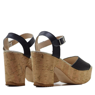 -SANDALIA TACÓN 3980 NAPA NEGRO