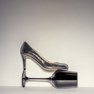 SALON OTILIA EN PIEL GRABADA PLATA