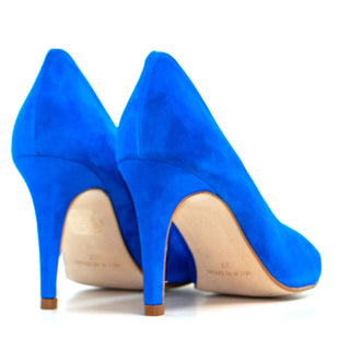 SALON PAULA EN ANTE AZUL ELECTRICO