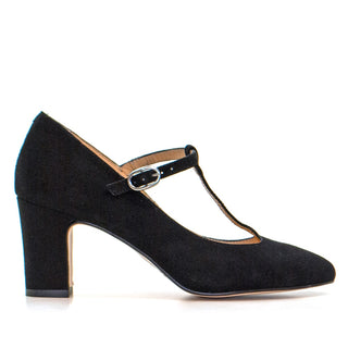 SALON IRINA  FABRICADO EN PIEL ANTE NEGRO