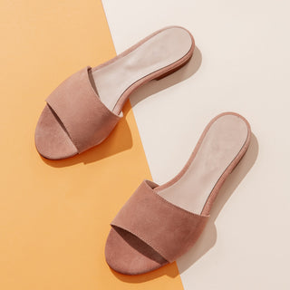 ZUECO MAYKA EN PIEL SERRAJE NUDE