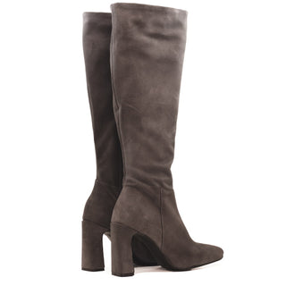 BOTA GOMAN PIEL SERRAJE GRIS ELODIE
