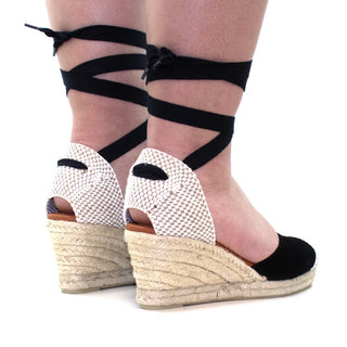 SANDALIA MARTINA SERRAJE NEGRO 5 CUERDAS