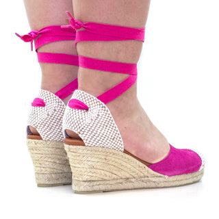 SANDALIA MARTINA SERRAJE FUXIA 5 CUERDAS