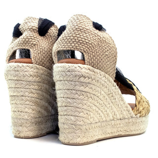 SANDALIA VEGA TULL NEGRO 5 CUERDAS