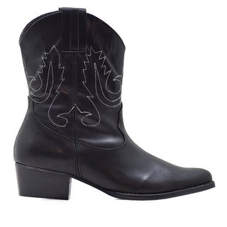 -BOTIN CA-1608 EN PIEL MARSELLA NEGRO