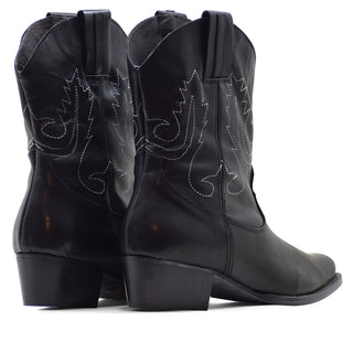 -BOTIN CA-1608 EN PIEL MARSELLA NEGRO